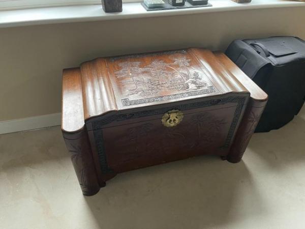Image 2 of Beautiful Camphor wood chest for sale
