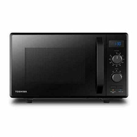Image 1 of TOSHIBA 900W-23L-BLACK MICROWAVE OVEN+GRILL-5 POWER MODES-A+