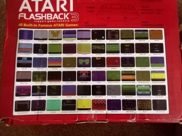 Image 2 of ATARI FLASHBACK 3 WITH 60 BUILT IN GAMES