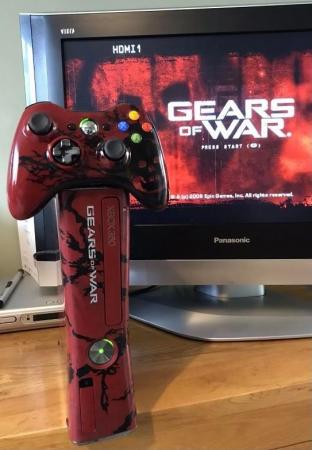 Image 2 of Microsoft Xbox 360 Slim Gears of War 3 Limited Edition 320GB