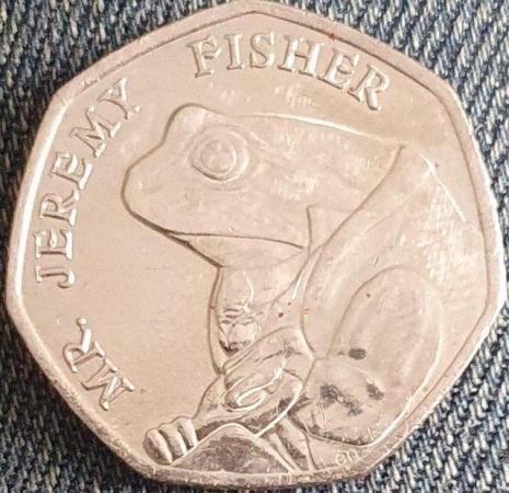 Image 2 of 2017 Royal Mint Beatrix Potter Jeremy Fisher 50p
