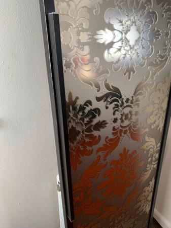 Image 3 of Wooden/Glass MFI Wardrobe Doors