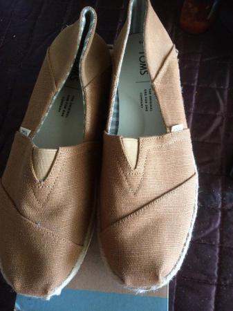 Image 1 of TOMS Canvas on Rope Shoes - Brand New!