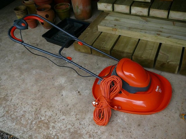 Preview of the first image of Flymo Turbo 400 Corded Lawnmower and Power Cable.