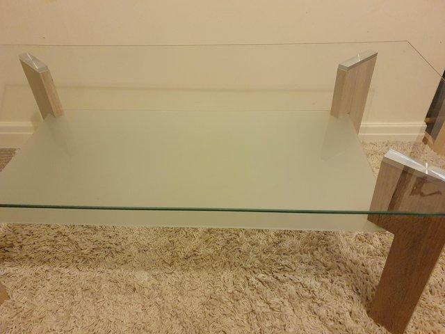 Preview of the first image of Modern glass coffee table.