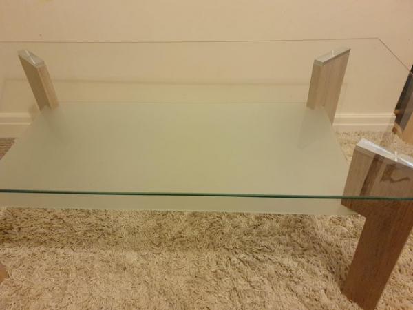 Image 1 of Modern glass coffee table