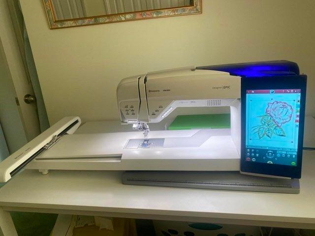 Preview of the first image of HUSQVARNA DESIGNER EPIC Sewing Embroidery Machine.