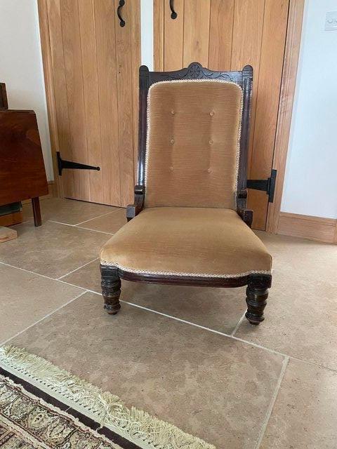 Preview of the first image of Pretty Victorian Nursing Chair.