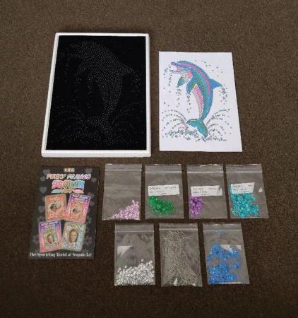 Image 2 of Sequin Art Kit for Adults Or Children   BX44