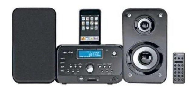 Preview of the first image of Bush NE-205PLL Micro System with iPod Dock.