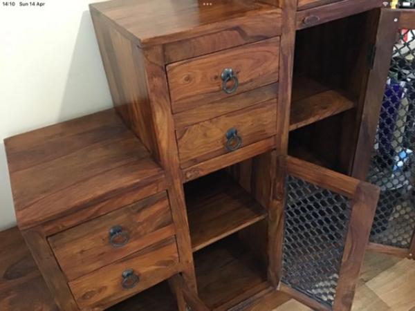 Image 2 of Solid wood Sheesham Style Cabinet