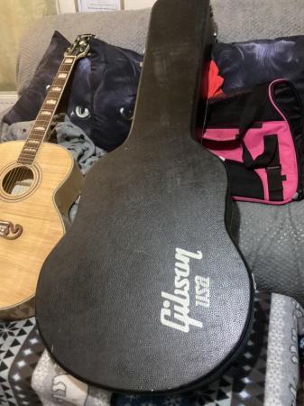 Image 2 of Gibson J200 with Hard case.