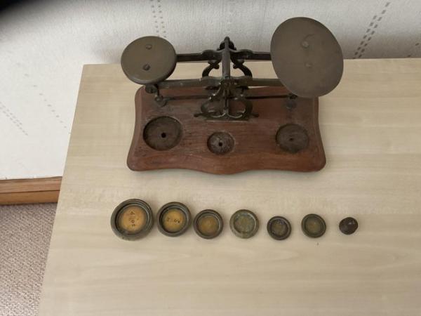 Image 2 of OLD POST OFFICE SCALES and WEIGHTS