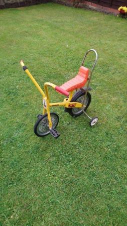 Image 1 of Vintage Raleigh Chippy bike with stabilisers