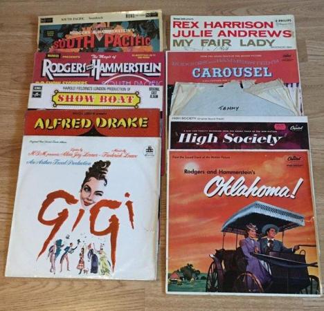 Image 1 of 10x Show Tune LPs = Oklahoma, High Society etc