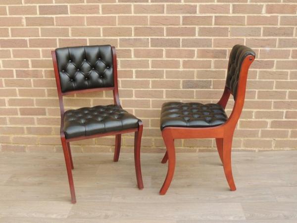 Image 18 of 6 Beresford & Hicks Chesterfield Dining Chairs (UK Delivery)