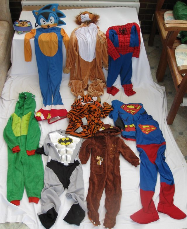 Preview of the first image of Dressing-Up Clothes Costumes Onesies Various Sizes.