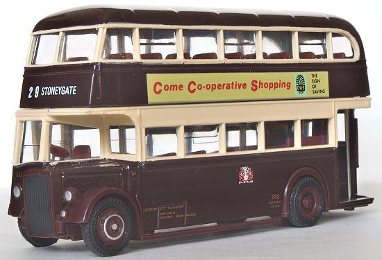 Preview of the first image of SCALE MODEL BUS: LEICESTER CORPORATION LEYLAND PD1.