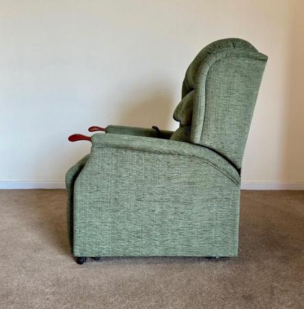 Image 13 of REPOSE LUXURY ELECTRIC RISER RECLINER GREEN CHAIR ~ DELIVERY