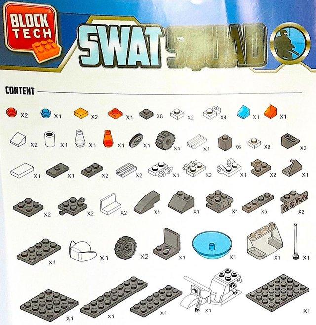 Preview of the first image of UNUSED * CHILD's BLOCKWORLD BUILDING SET - THE SWAT SQUAD **.