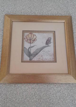 Image 1 of Gold Framed Picture, 'A Spring day is always a welcome treat