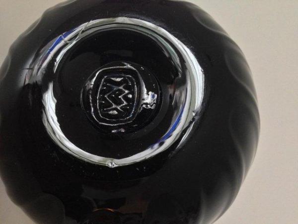 Image 2 of Black Swirl Vase excellent condition