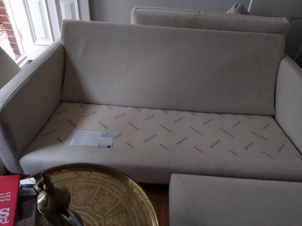 Image 2 of Two seater lounge sofa with detachable left hand leg rest