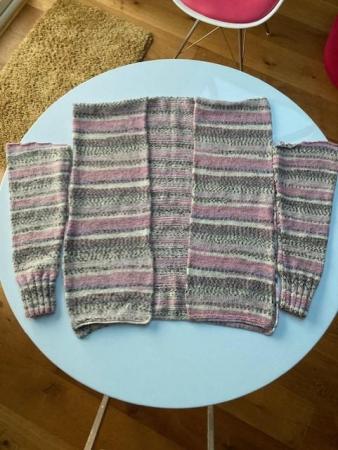 Image 3 of Part Knitted Woman's Woollen Cardigan - Size 14