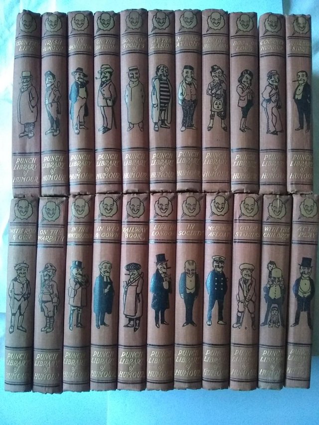 Preview of the first image of Punch Library of Humour  25 Volumes.