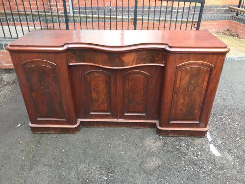 Preview of the first image of Victorian 4 door sideboard mahogany.