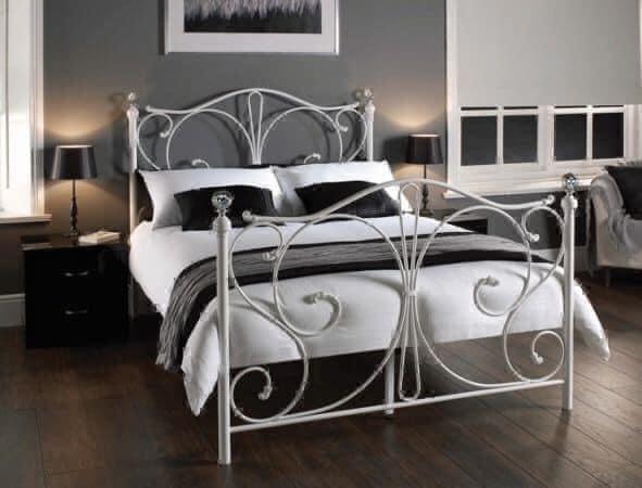 Image 1 of King Florence metal bed frame