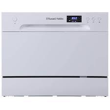 Image 1 of RUSSELL HOBBS WHITE TABLETOP DISHWASHER-6 PLACE SETTING-WOW
