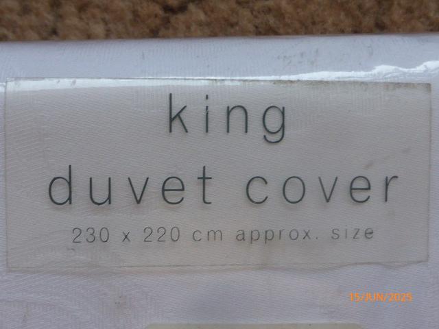 King Duvet Cover 100% Cotton Percale 250 thread count — photo 3 of 3