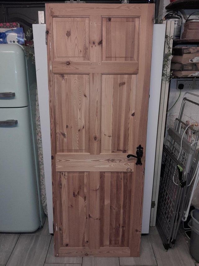 Preview of the first image of 9 internal pine doors for sale.