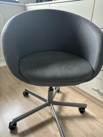 Image 2 of Ikea SKRUVSTA Swivel Chair Grey