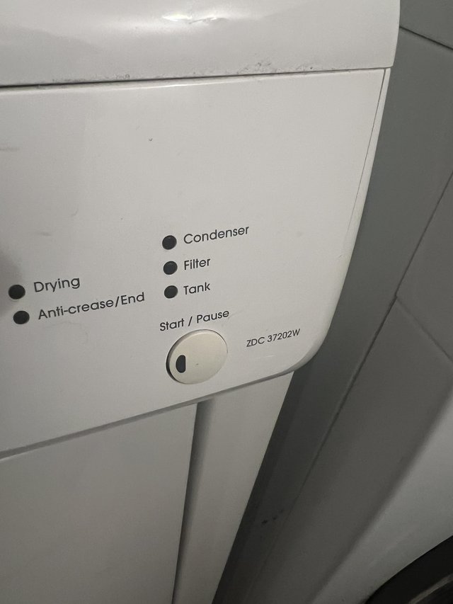 Preview of the first image of zanussi condenser dryer , not working.