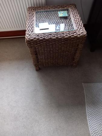 Image 2 of Brown Wicker Coffee Table