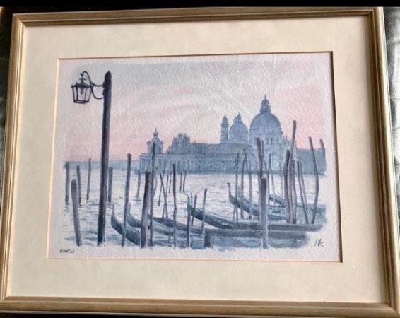 Image 1 of Water Colour Of Venice in Frame