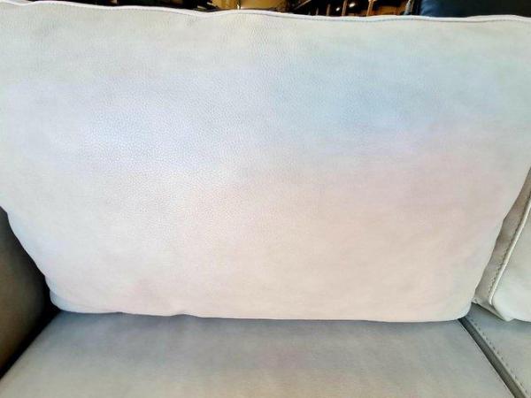 Image 8 of New Gigi cream leather 2 seater sofa