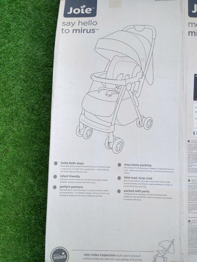 Preview of the first image of JOIE MIRUS STROLLER, ACCESSORIES, 0+ CAR SEAT.