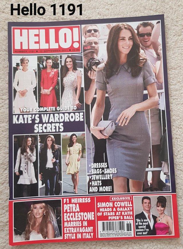 Preview of the first image of Hello Magazine 1191 - Kate's Wardrobe Secrets.