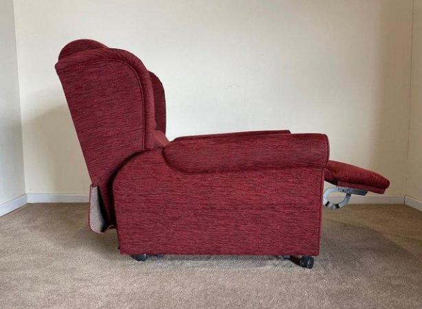 Image 15 of LUXURY ELECTRIC RISER RECLINER RED WINE CHAIR ~ CAN DELIVER