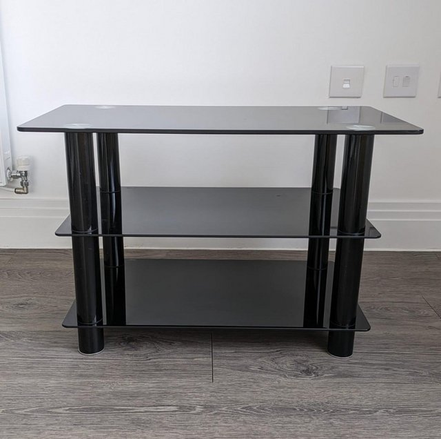 Preview of the first image of Shiny Black TV Stand Unit.