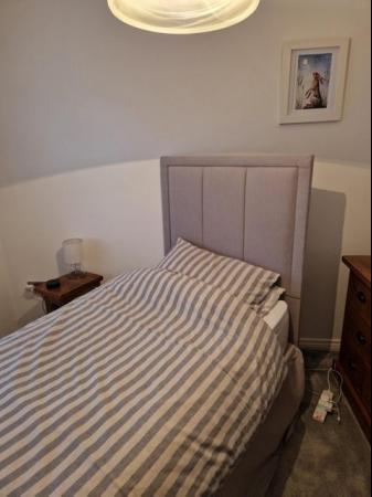 Image 1 of Single bed with Toulouse Ortho Firm mattress.