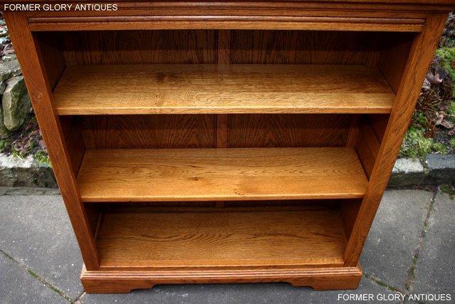 Image 24 of AN OLD CHARM VINTAGE OAK OPEN BOOKCASE CD DVD CABINET STAND