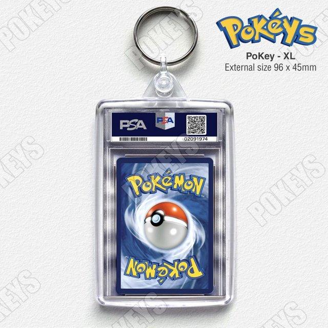 Preview of the first image of Charizard 1st Edition | XL "PSA Grade" Pokemon Keyring.