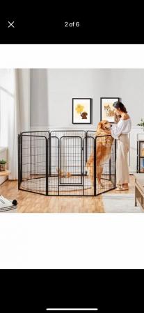 Image 2 of Puppy play pen only used once.