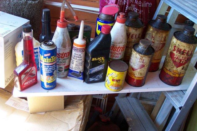 Image 3 of clearance of old motoring stuff , oils etc:
