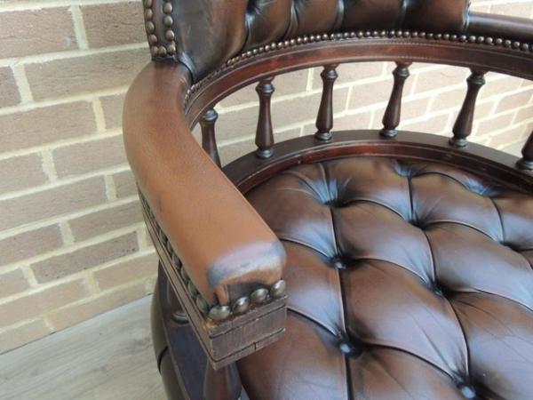Image 9 of Vintage Captains Chesterfield Chair (UK Delivery)