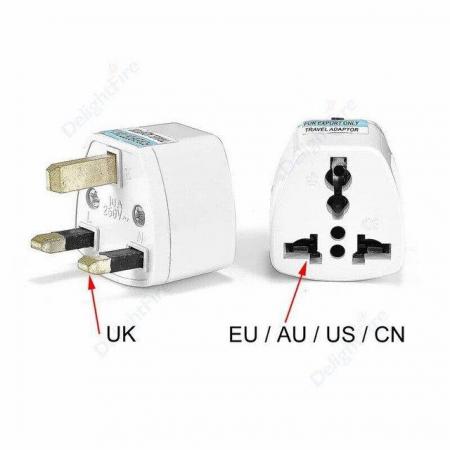 Image 2 of Universal Plug Adapter Type G Travel Socket